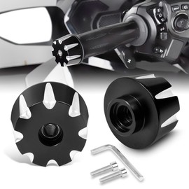 BAKAFOH Aluminum Bar End Caps Handlebar End Weights for Can Am Spyder F3 RT ST 2015-2023,RT-L 2012-2023 Hand Grip End Caps Accessories
