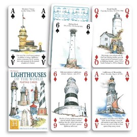 Heritage Playing Cards - Lighthouses of the World Playing Cards