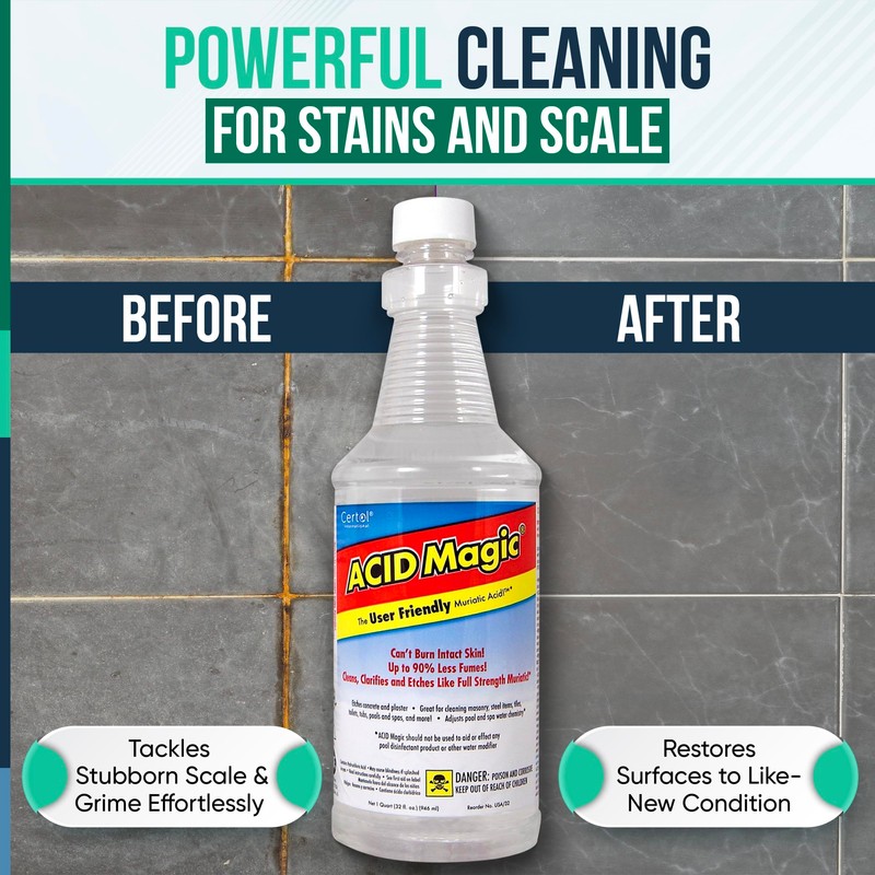 Extra Mile at Home Acid Magic 32 oz Cleaner Bundle