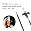 Dovhmoh 40" 100cm Mechanical Lock Camera Shutter Release Remote Control