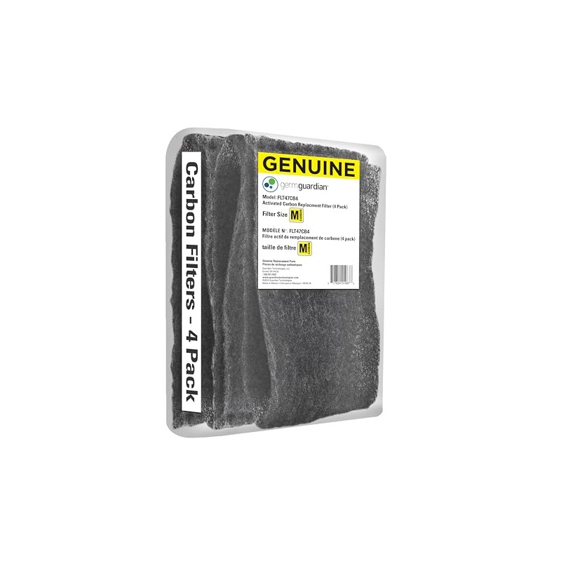GermGuardian FLT47CB4 Genuine Carbon Filter Replacements for Germ Guadian AC4700BDLX