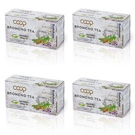 80 Lung Support Tea Bags Herbal Tea 100% Natural with Thyme,Oregano,Peppermint,Sage leaf & Licorice - 4 Boxes 1.5 g Bags
