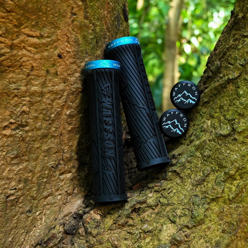 WFS World Map MTB Lock-on Grips - Single Clamp Ergonomic