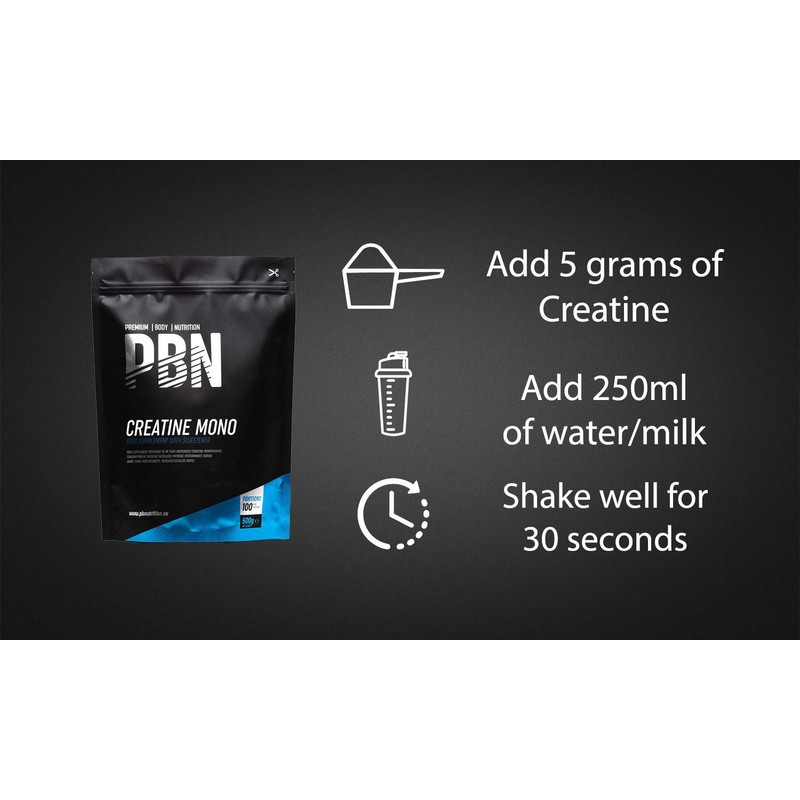PBN - Premium Body Nutrition Creatine Monohydrate 500g Pouch
