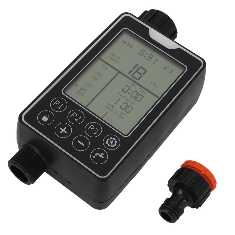 Sprinkler Timer Outdoor Water Timer Smart Touch Screen Waterproof Irrigation