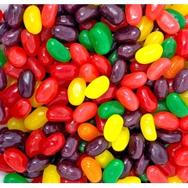 SweetGourmet Jumbo-Sized Assorted Jelly Beans, 6 Fruit Flavors Bulk Candy, 3 Pounds