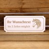 Engraved Andalusian Horse and Desired Text Door Sign 19 x