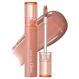 Rom& Glasting Color Gloss Lip Tint, 02 Naughty Veige, 1 pc / 롬앤 글래스팅 컬러 글로스 립틴트, 02 너티 베이그, 1개