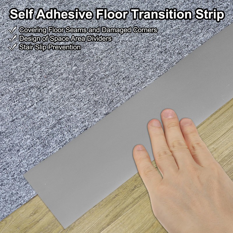 PATIKIL Self Adhesive Floor Transition Strip 2 in x 3