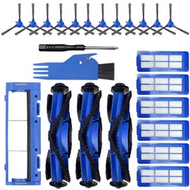 CERO 24 Pack Accessories Compatible with Eufy 15C Max, 11S Max, G32 Pro, G30, 30C Max, G20 Hybrid Robotic Vacuum Cleaner Replacement Parts