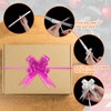 M METERXITY 100-Pack Ribbon Pull Bows, 3.74 Inch / 9.5cm