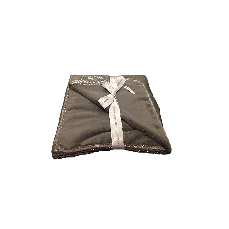 Little Giraffe Luxe Lustre Rain Throw - Charcoal
