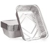 HOMESmith 10 Pack Aluminium Foil Trays with Lids Containers Strong