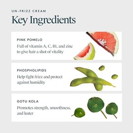 VIRTUE Crema antiencrespamiento 2 onzas líquidas | alfa queratina elimina el encrespamiento | libre de sulfato, sin parabenos, seguro de color, vegano