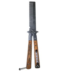 1 Pcs Metal Stainless Steel Durable Folding Butterfly Comb Gift N3 Set