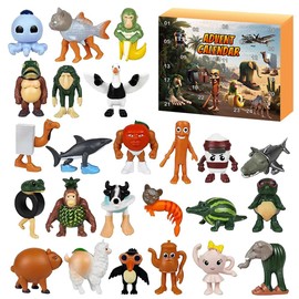 2026 Italian Brain Rot Figures 24-Piece Set Christmas Advent Calendar Tun Tun Tun Safuur Holiday Countdown Gift Collector Doll Italian Brain Rot Toy Kids Decoration Figurine Birthday Present (Set B)