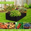Encooldesty 3 Pack 2x2x1Ft 30 Gallons Fabric Raised Garden Bed,Garden