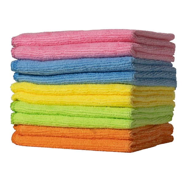 Furniture Clinic Pack of 10 Microfibre Cloths – Lint Free