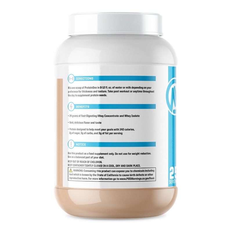 NutraOne ProteinOne Whey Protein Promote Recovery and Build Muscle with