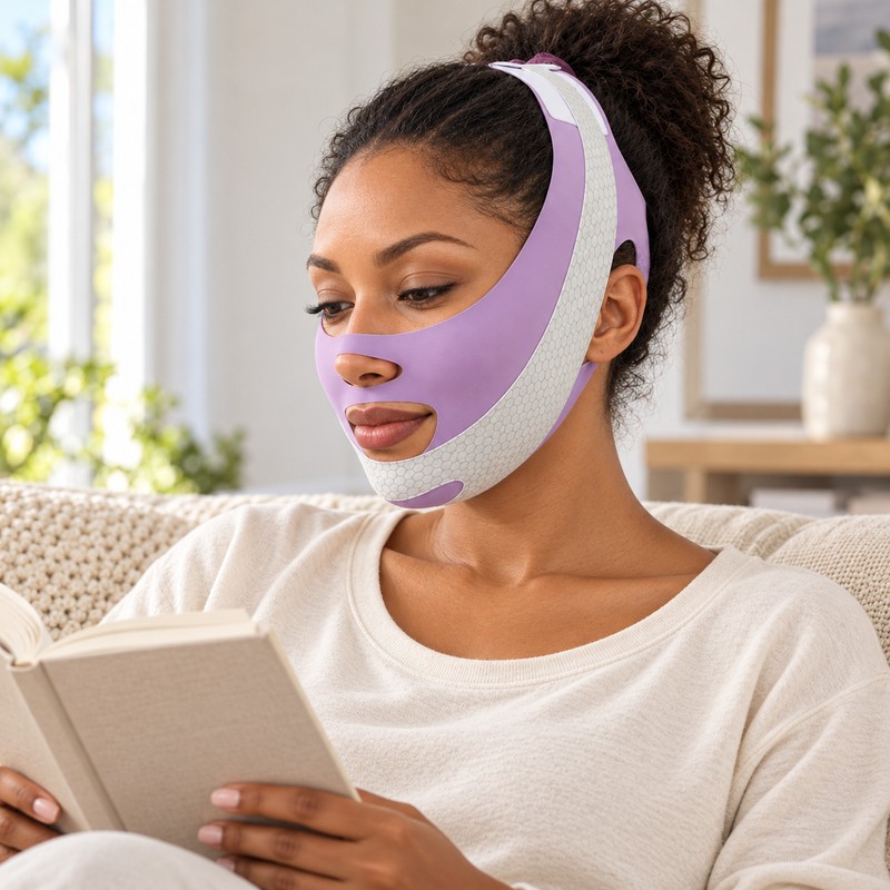 Face-Lift With Sleep Face V Shaper Facial Slimming Bandage Relaxation