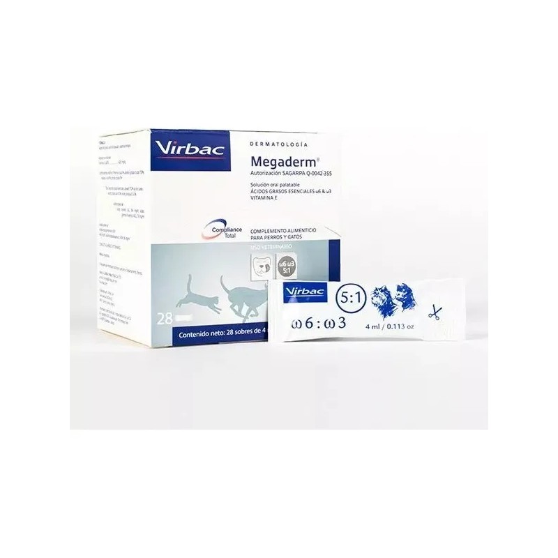 Megaderm Ácidos Grasos Esenciales Y Vitamina E 28 Sobres 4ml