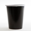 Solid Black Paper Cups - 12 oz (Pack of 10)