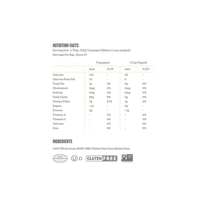 Jolly Time Yellow Popcorn - 4 LB Bag