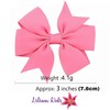Hair Bows Clips 3" inch Pinwheel Vibrant Bright Colourful School