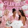 Slumber Party Decorations Pink Sleepover Party Supplies for Girls Moon