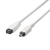 erekomu IEEE1394b FireWire800 Cable 9pin - 4pin 1.0 m White