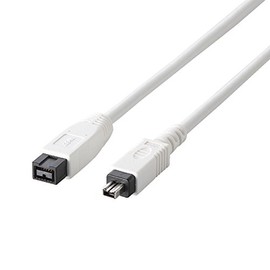 erekomu IEEE1394b FireWire800 Cable 9pin - 4pin 1.0 m White ie - 941wh