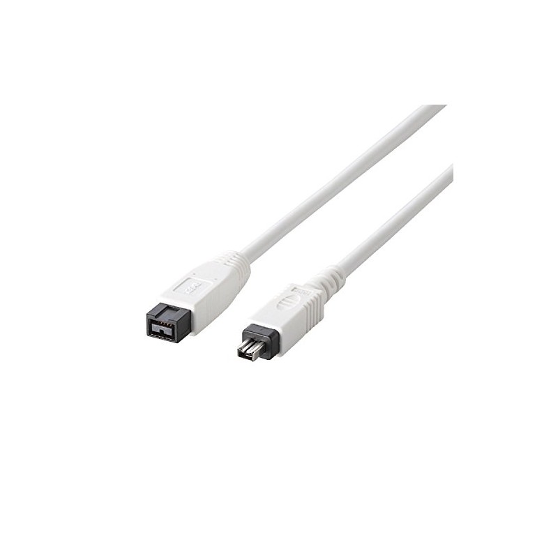 erekomu IEEE1394b FireWire800 Cable 9pin - 4pin 1.0 m White