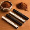 YOGAZEN Set of 4 Pull Tubes, Silver/Black, 7 cm Portable