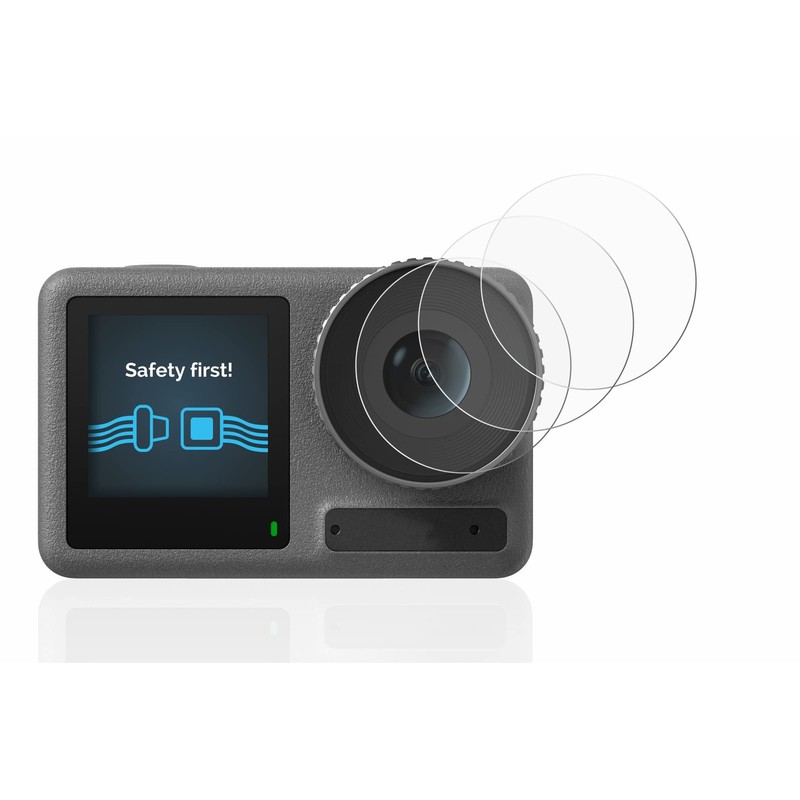 Savvies 6 Pack Screen Protector compatible with DJI Osmo Action