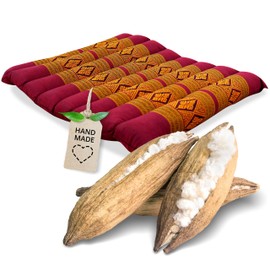 livasia Seat Cushion Chair Cushion Small - 35 x 35 x 4.5 cm - Floor Cushion Quilted Indoor/Outdoor Meditation Cushion Yoga Cushion Chair Cushion Pallet Furniture Quilted Cushion for Chair and Bench