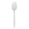 Boardwalk Heavyweight Polypropylene Cutlery, Teaspoon, White, 1000/Carton