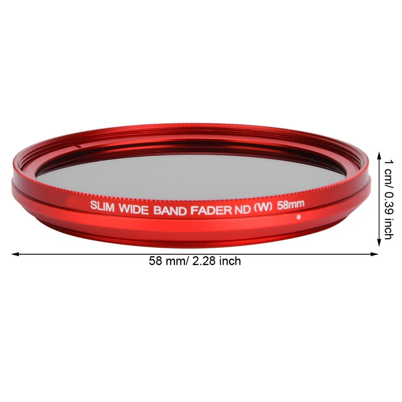 FOTGA 58mm ND2-400 Silm ND Filter Adjustable Variable Neutral Density