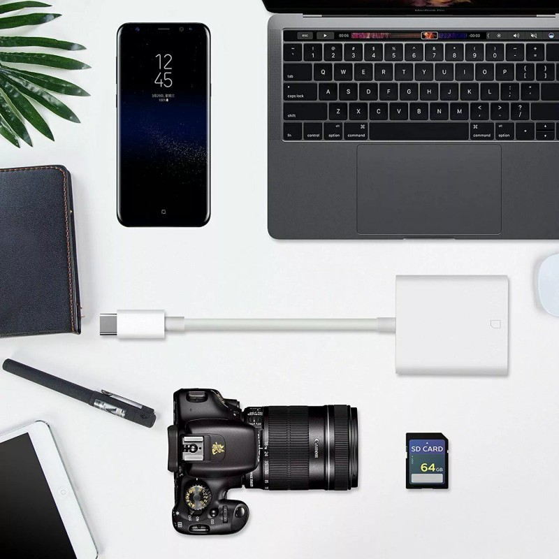 Digital Illutions USB C SD Card Reader Type-C to SD