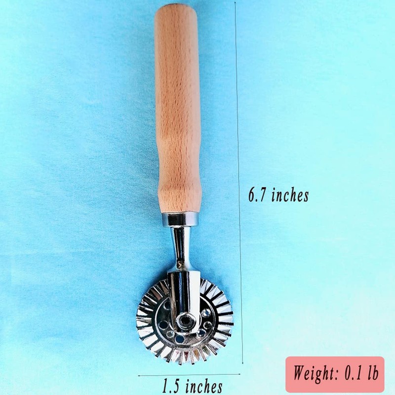 MTOMDY Pastry Wheel Cutter,Pastry and Pasta Cutter Wheel,For Ravioli, Pasta,