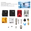 Hotend Kit for 3D Printer, Metal Hotend Kit for Ender
