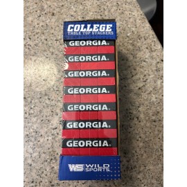 Wild Sports Table Top Desk Stackers Game Georgia Bulldogs Football Wild Sports New