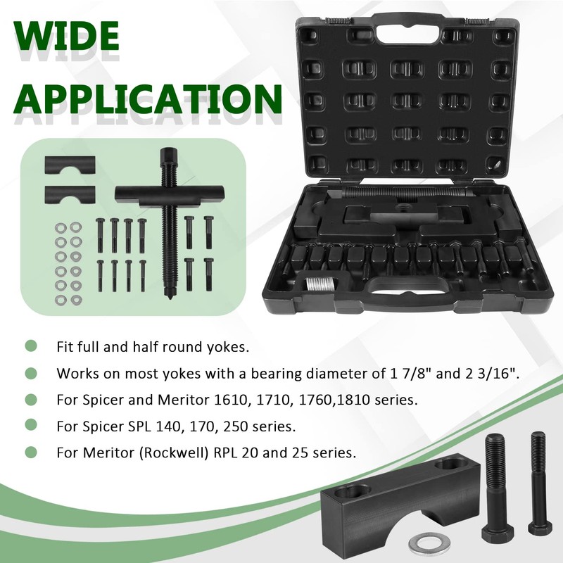 Bonbo 10803 Heavy-Duty Yoke Puller Kit Semi Truck Yoke Remover