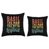 Basil The Man The Myth The Legend Name Basil Throw