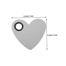 FRCOLOR 3 Sets Manicure Platter Nail Art Color Dish Makeup Tool Manicure Nails Color Plate Acrylic Painting Palette for Makeup Art Paint Silver Stainless Steel