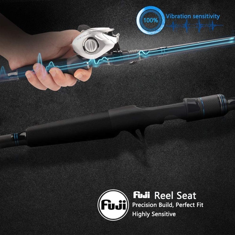 Cadence CR7B Baitcasting Rods Fast Action Fishing Rods Super Lightweight