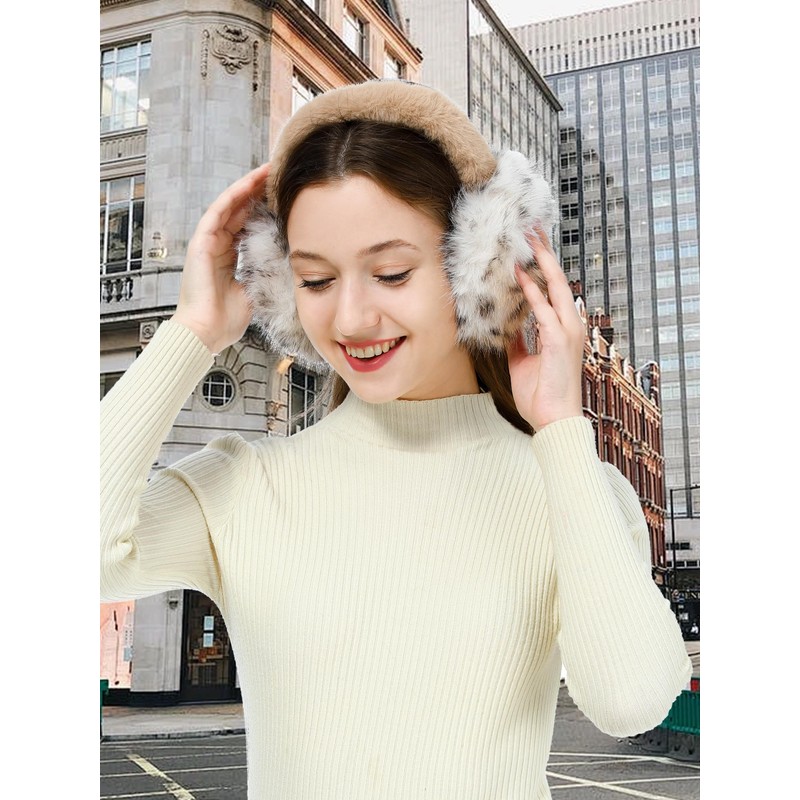 Rulala Fancy Women's Winter Earmuffs Plush Faux Fur Ear Muffs