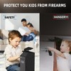 Urban Deco Biometric Handgun Gun Safe for Nightstand, Desk, Bed