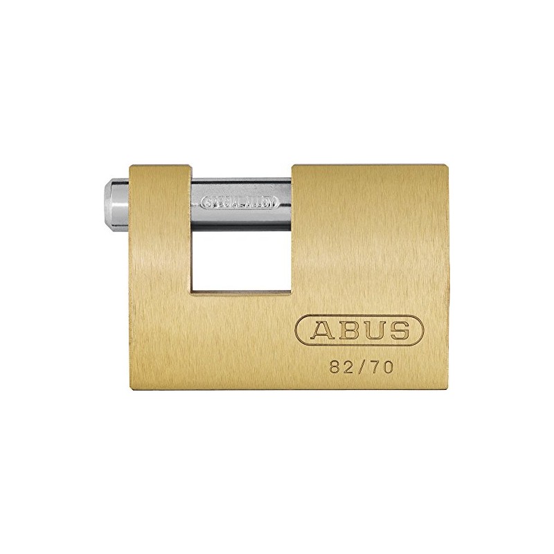 ABUS 82/70 Monoblock Brass Padlock Keyed Different