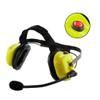 PROMAXPOWER [Yellow] Dual-Muff Noise Reduction Heavy-Duty Headset with Noise-Cancelling Boom