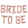 Tellpet Bride to Be Letter Balloons Banner, Bridal Shower Supplies,